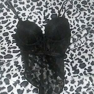BrandNew Black See through Lacy Lingerie !